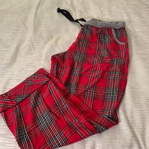VS Plaid Cotton PJ Bottoms